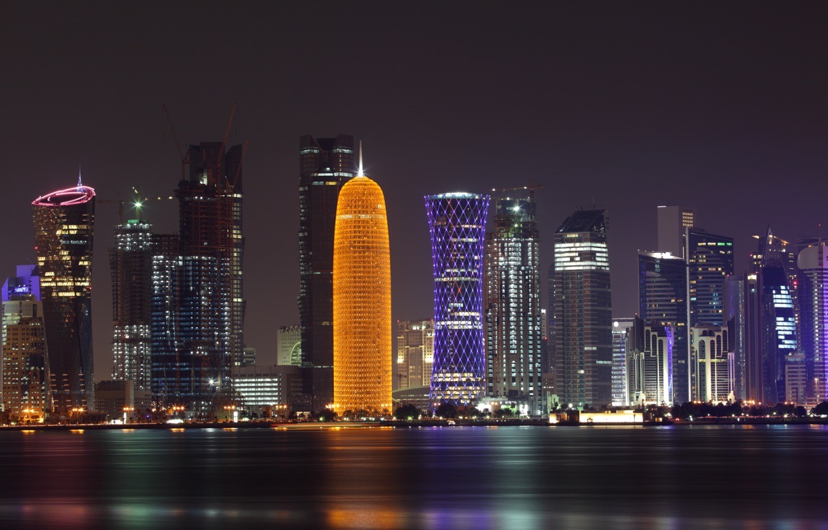 Die Skyline von Doha in Katar (Foto Depositfotos)
