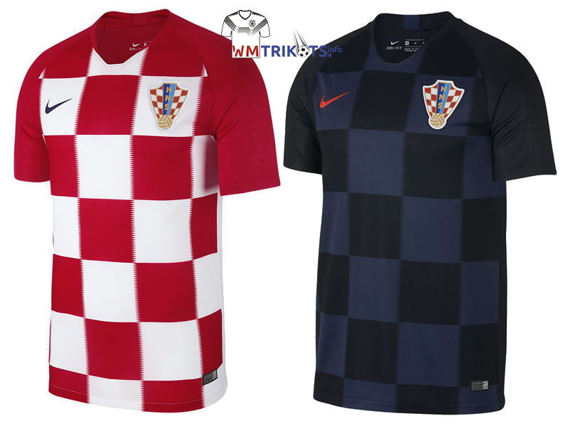 Kroatien Trikots von 2018