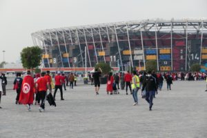 Stadion "974" bzw "Ras Abu Aboud Stadium" in Doha/Katar (Foto: eigene Quelle)