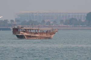 Stadion "974" bzw "Ras Abu Aboud Stadium" in Doha/Katar (Foto: eigene Quelle)