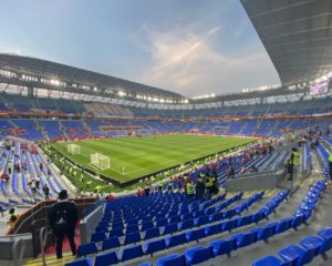 Stadion "974" bzw "Ras Abu Aboud Stadium" in Doha/Katar (Foto: eigene Quelle)