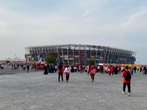 Stadion "974" bzw "Ras Abu Aboud Stadium" in Doha/Katar (Foto: eigene Quelle)