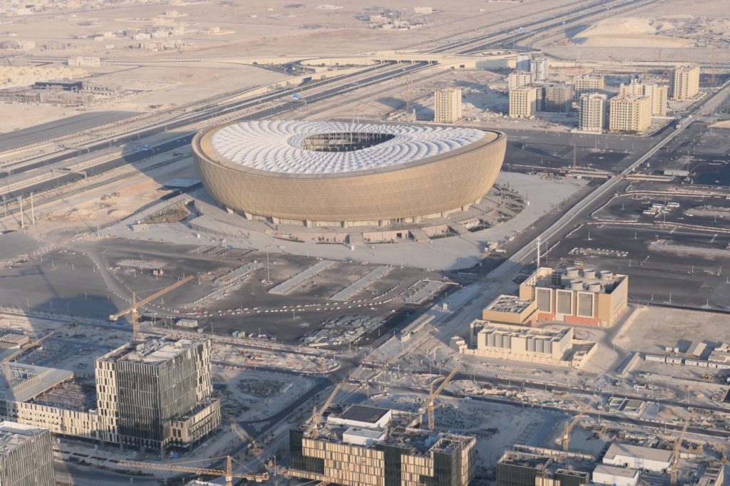 Das Lusailstadion - hier findet das WM-Finale 2022 statt!