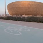 Fahrradwege am neuen Lusail Stadion