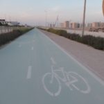 Fahrradwege am neuen Lusail Stadion