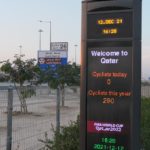 Fahrradwege am neuen Lusail Stadion