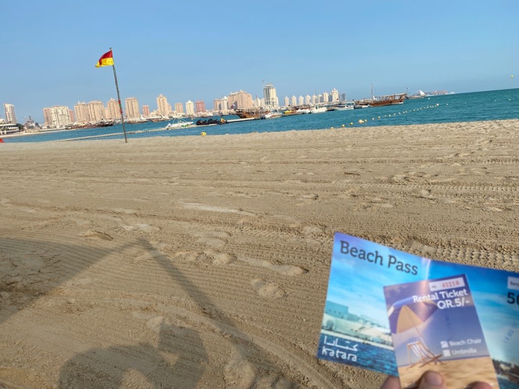 Strandwetter in Katar im Dezember