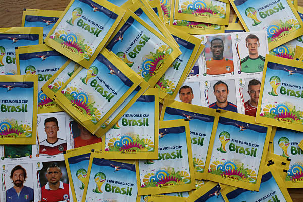 Panini Sticker zur Fußball WM 2014