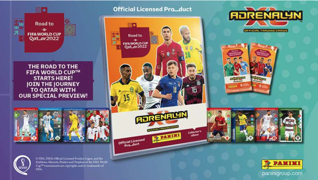 Das Panini WM 2022 Adrenalin Stickeralbum