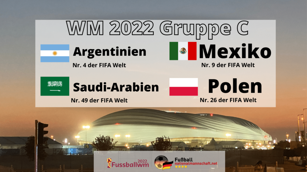 Wer spielt in der WM Gruppe C bei der Fußball WM 2022?