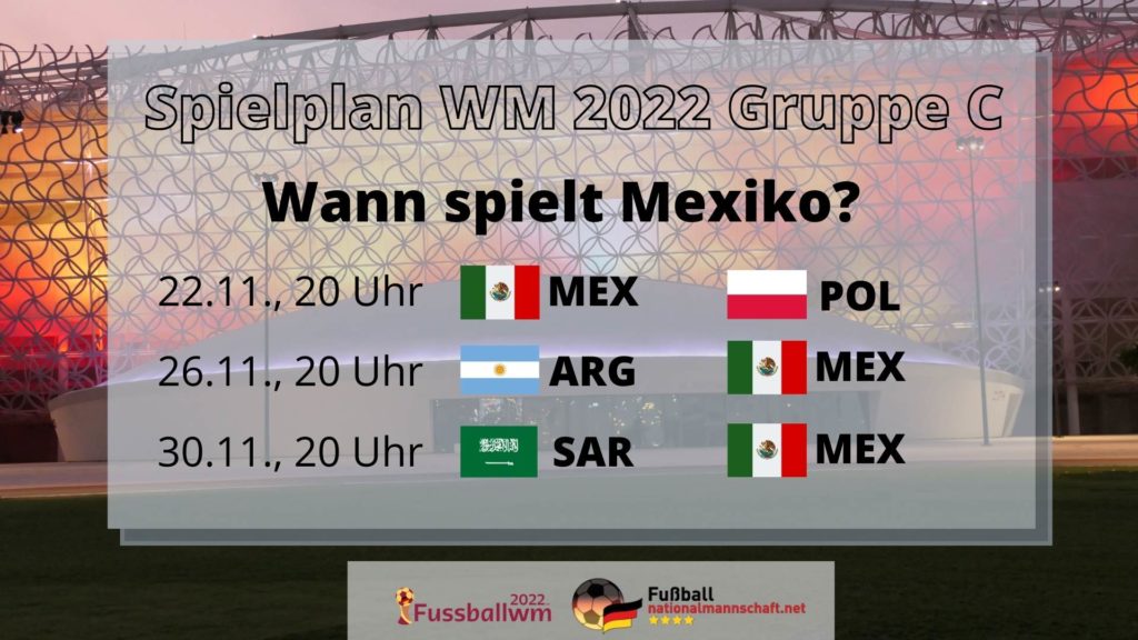 Wann spielt Mexiko bei der WM 2022?