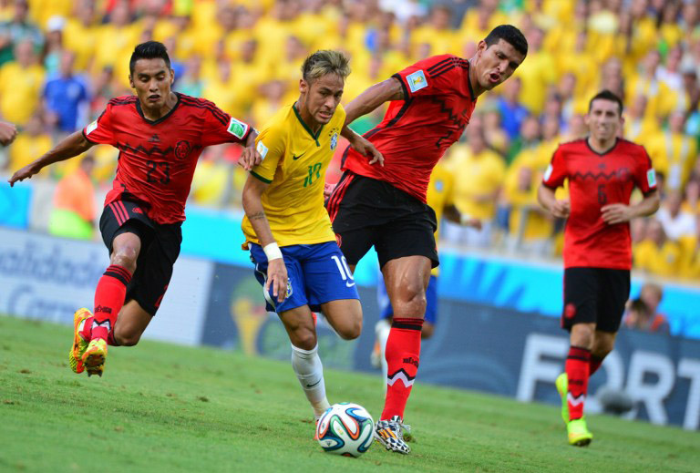 Mexiko gegen Brasilien in der WM Quali 2017 (Foto AFP)