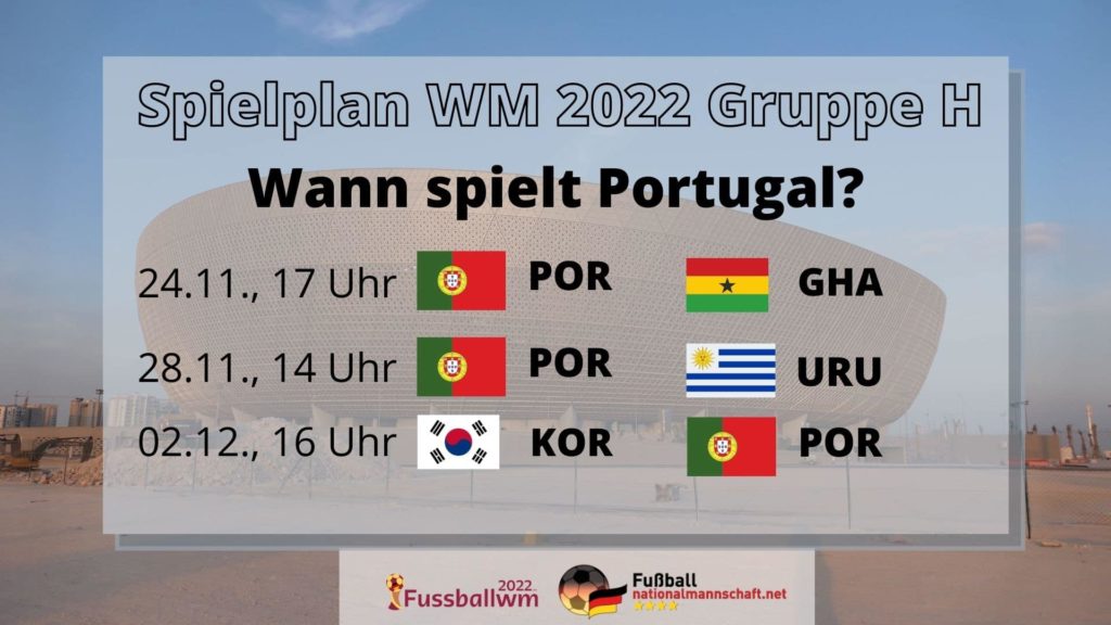 Wann spielt Portugal bei der WM 2022?
