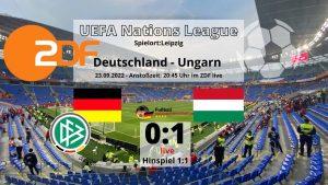 Deutschland verliert am 23.9. gegen Ungarn mit 0:1