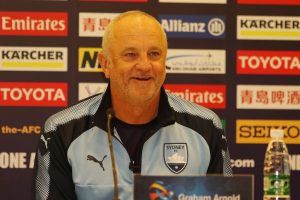 Der Australische Cheftrainer Graham Arnold (Hier im Foto als er noch beim australischen Klub Sydney FC war) (Copyright depositphotos.com / )