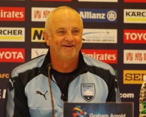 Der Australische Cheftrainer Graham Arnold (Hier im Foto als er noch beim australischen Klub Sydney FC war) (Copyright depositphotos.com / )