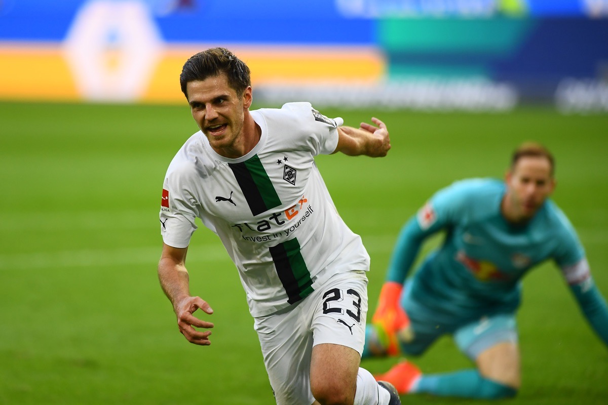 Jonas Hofmann beim Fußballspiel der Bundesliga Borussia Mönchengladbach gegen RB Leipzig (Copyright depositphotos.com / vitaliivitleo)