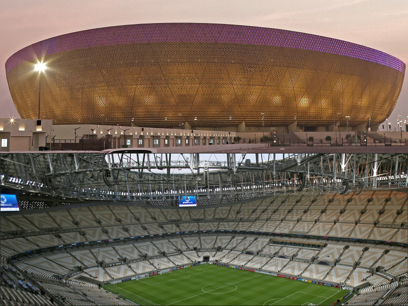 Das neue Lusail Stadion in Katar - hier findet das WM-Finale am 18.Dezember 2022 statt! (Foto AFP)
