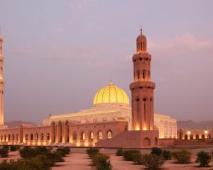 Der DFB trainiert im Oman, auf dem Bild zu sehen: Die Sultan Qaboos Grand Mosque in Muscat, Oman (Foto Depositphotos)