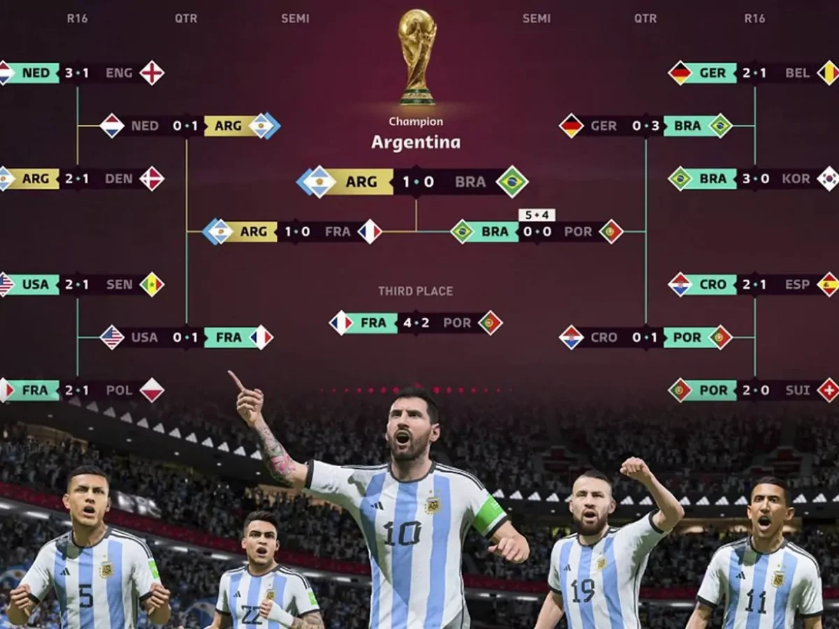 WM Favorit FIFA23 simuliert Fußball-WM 2022 - Argentinien wird Weltmeister 2022