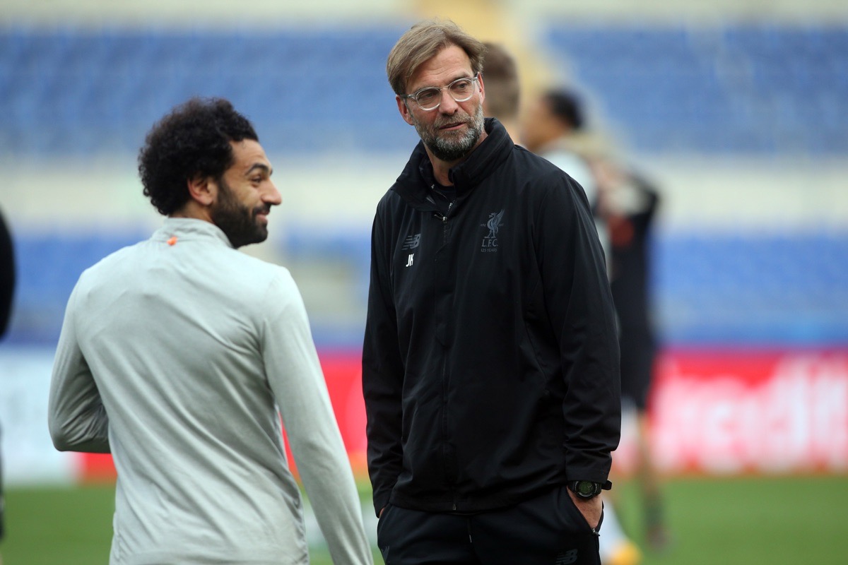 Jürgen Klopp und Salah vom FC Liverpool (Copyright depositphotos.com m.iacobucci.tiscali.it)