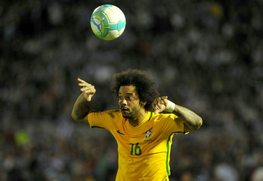 Brasiliens Marcelo bei der Heim WM 2014 (Foto aFP)