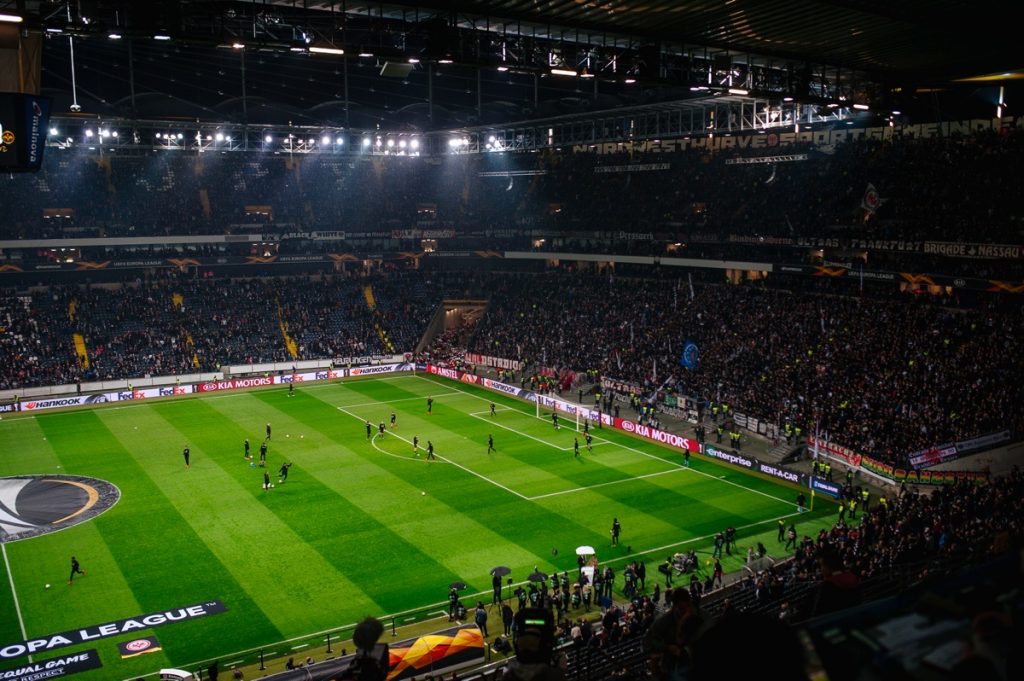 Die Commerzbank Arena in Frankfurt (Copyright depositphotos.com)