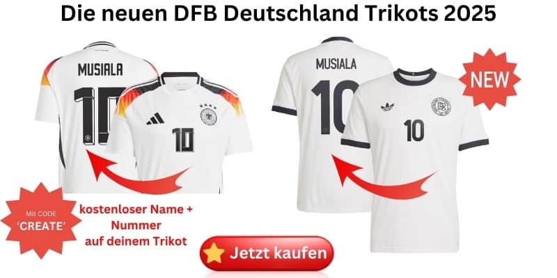 Deutschland wird heute im neuen 125 Jahre DFB Sondertrikot spielen!