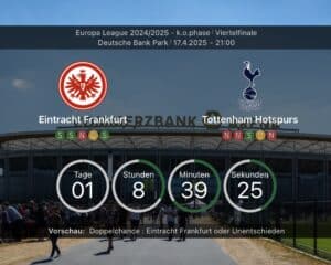 Eintracht Frankfurt gegen Tottenham