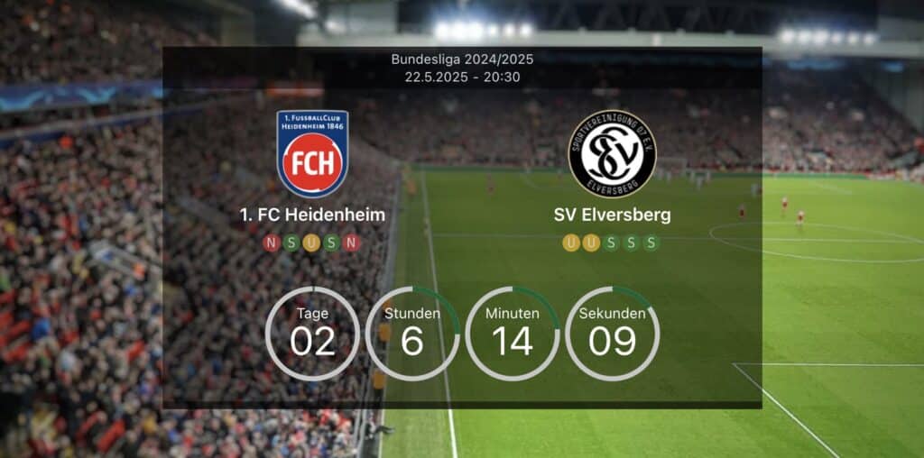 Bundesliga Relegation heute: Heidenheim gegen Elversberg - Wer gewinnt?
