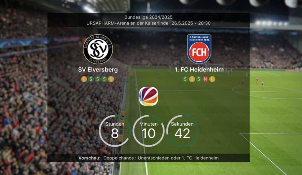 Fußball heute Relegation: Wer überträgt Elversberg gegen Heidenheim im TV live?