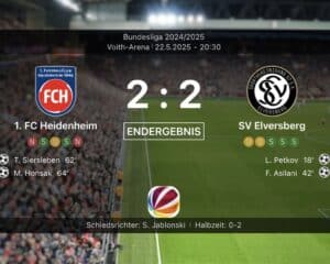 Relegation: Heidenheim und Elversberg vor dem Showdown um die Bundesliga